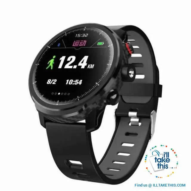 ⌚ Super Sports Carbonfibre Smartwatches, Multi-Sports Mode - Bluetooth, 3 Color options
