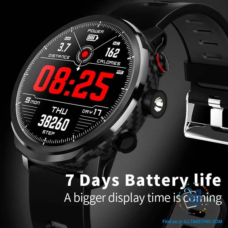 ⌚ Super Sports Carbonfibre Smartwatches, Multi-Sports Mode - Bluetooth, 3 Color options