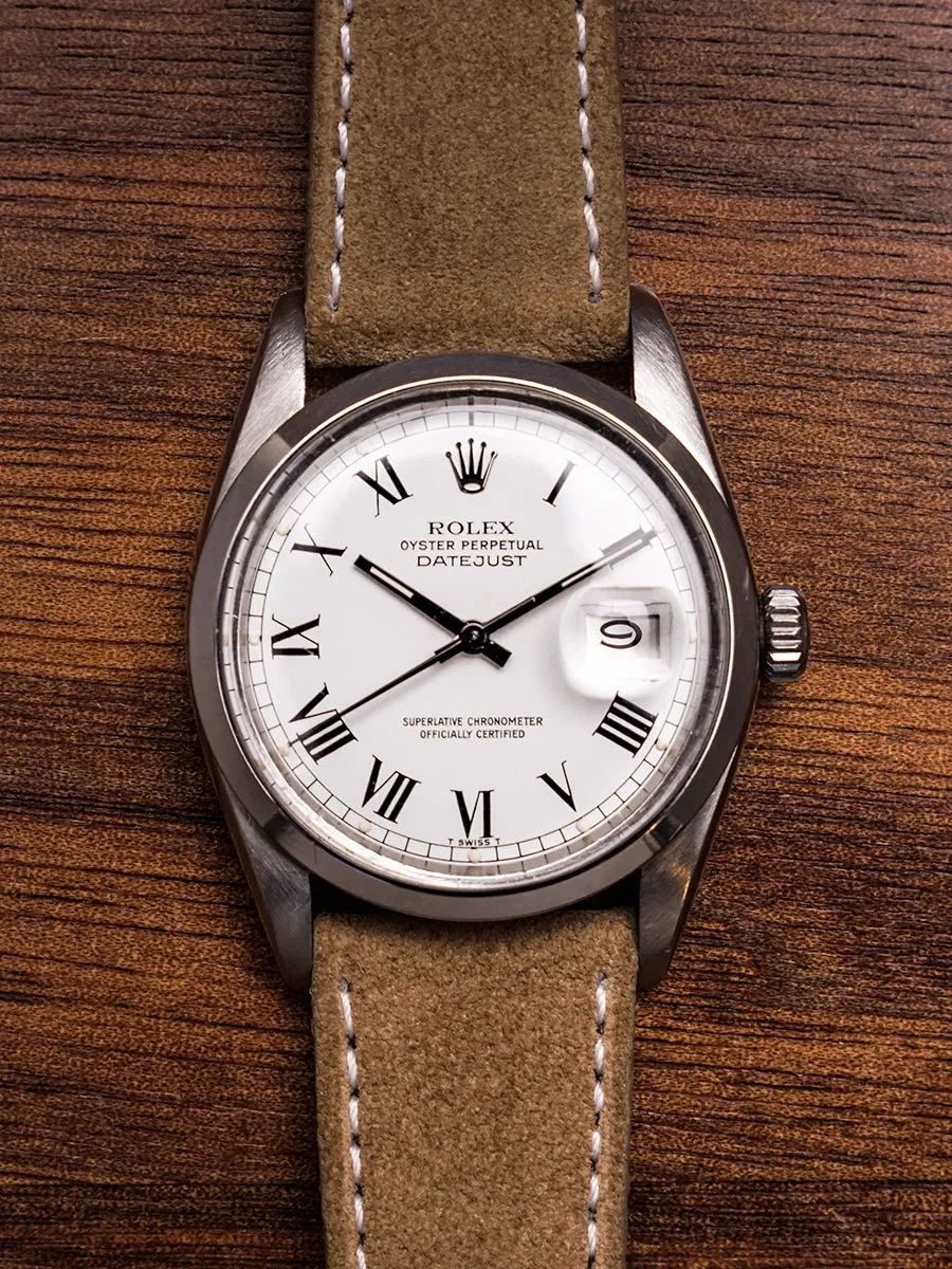1979 Rolex Datejust (Ref. 16000) "White Buckley Dial"