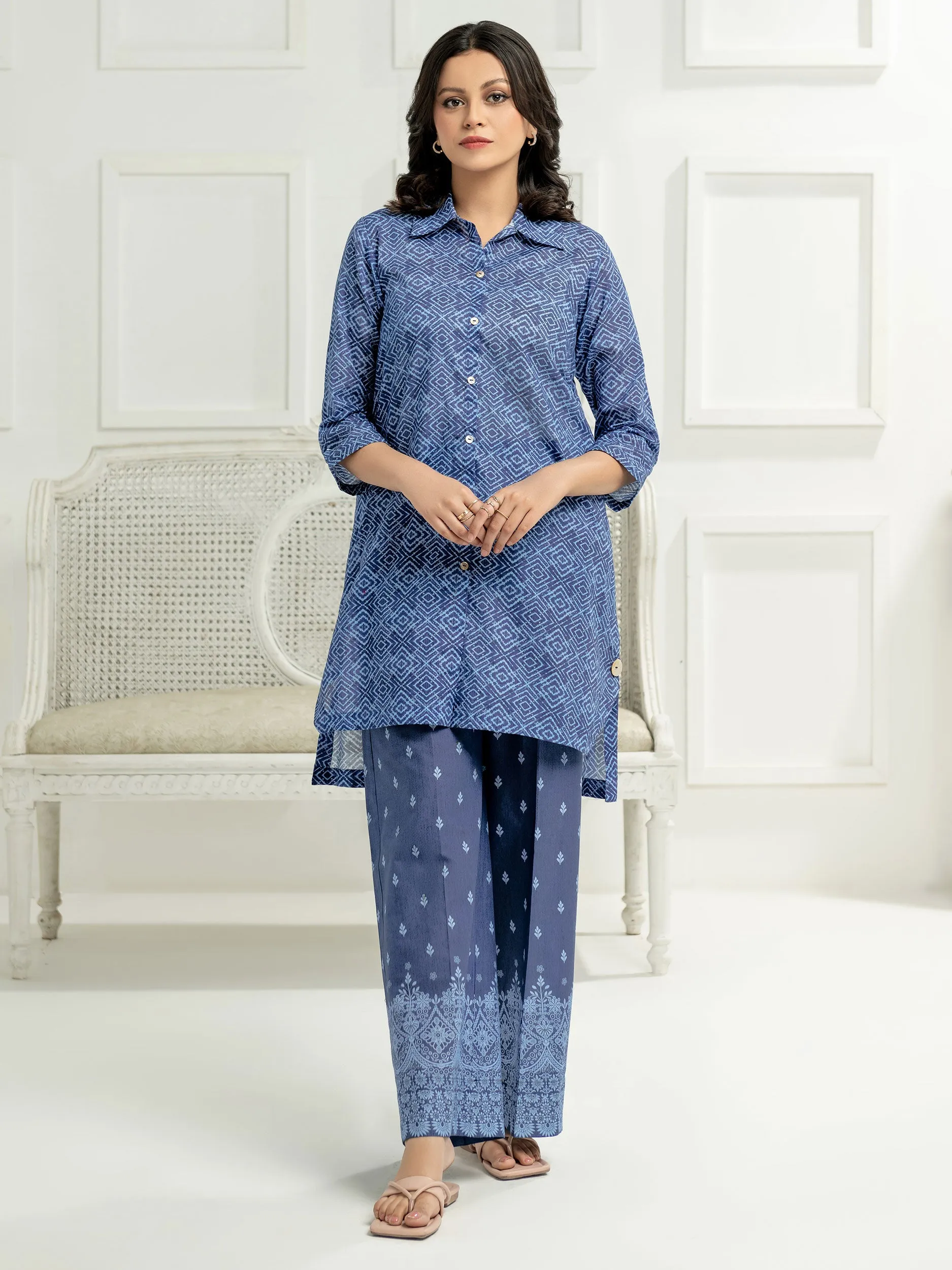 2 Piece Lawn Suit-Printed (Unstitched)