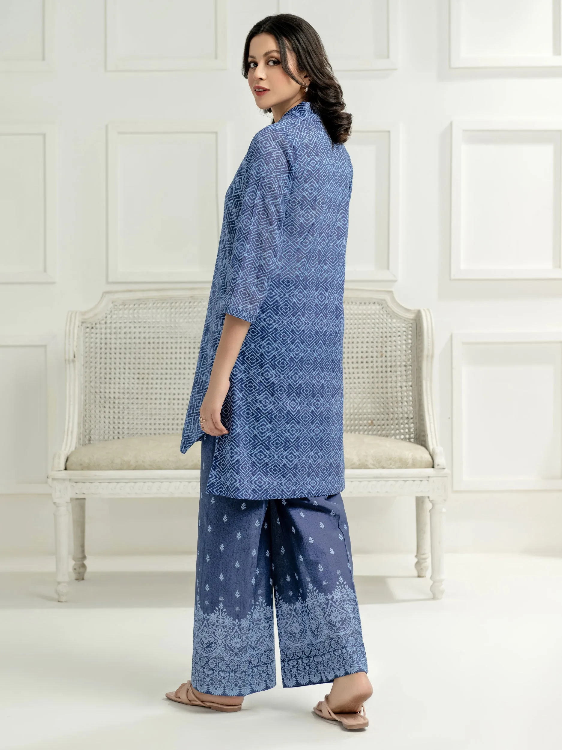 2 Piece Lawn Suit-Printed (Unstitched)