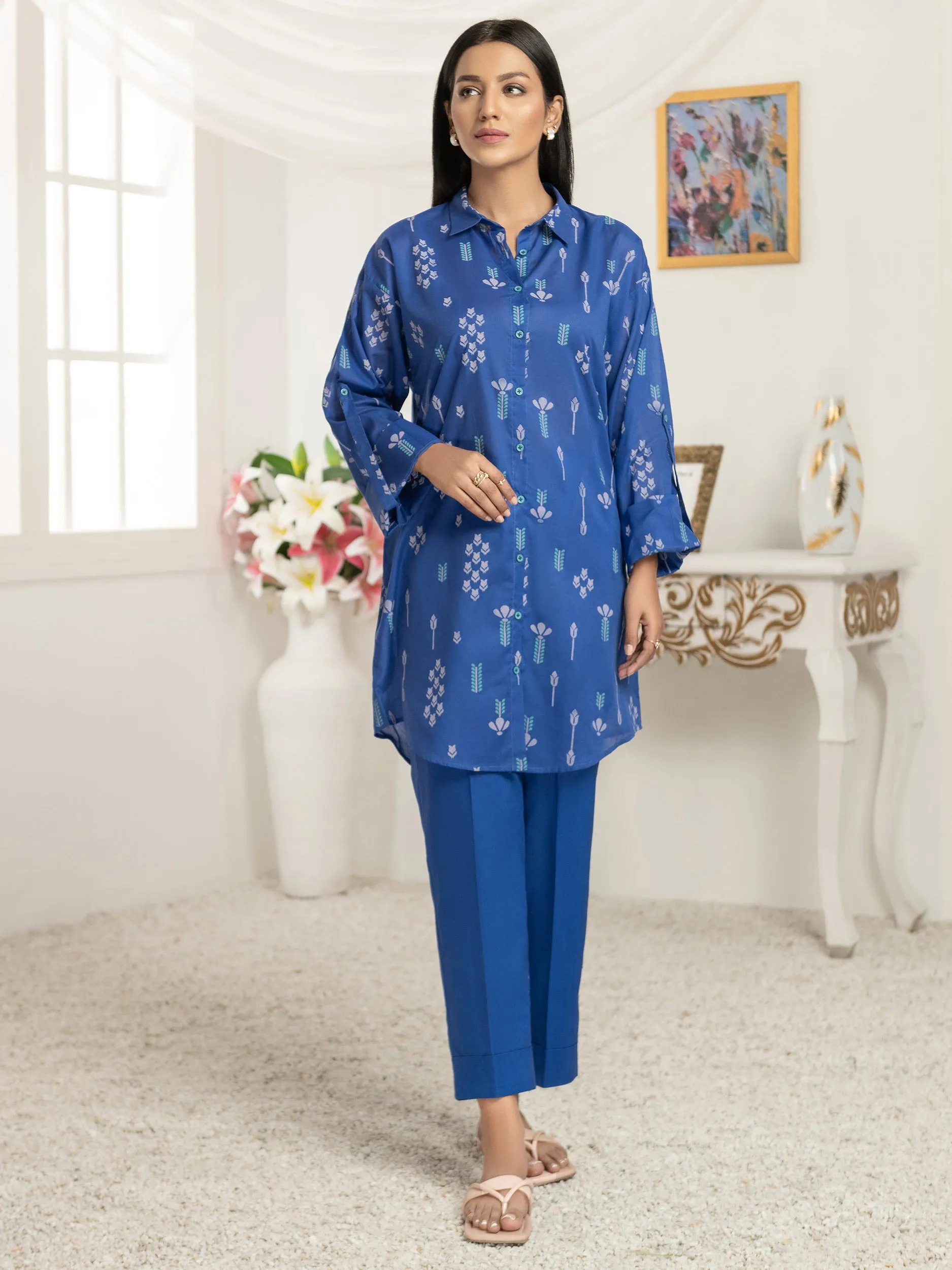 2 Piece Lawn Suit-Printed (Unstitched)