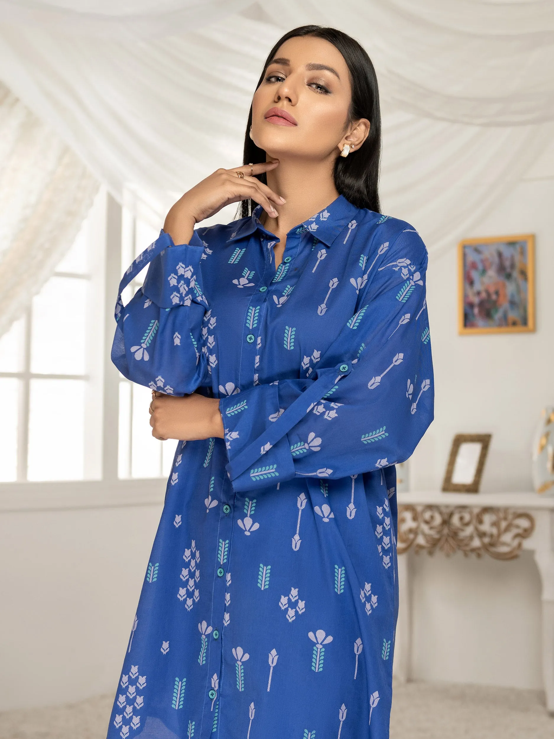 2 Piece Lawn Suit-Printed (Unstitched)