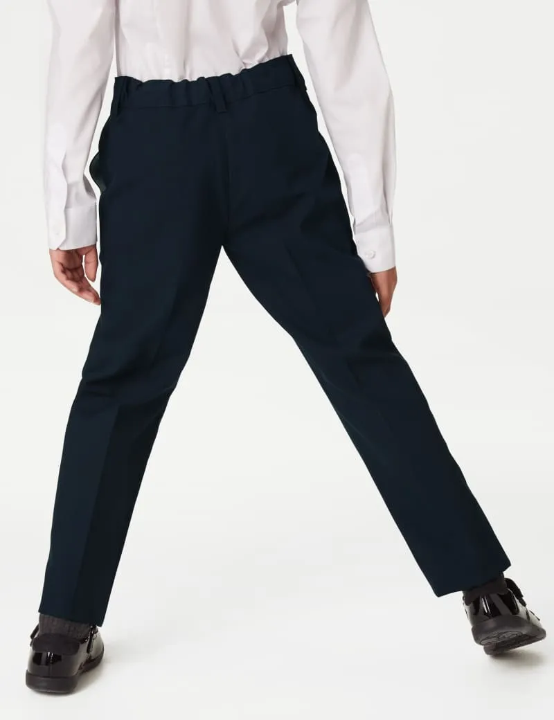2pk Girls' Slim Leg School Trousers (2-18 Yrs)