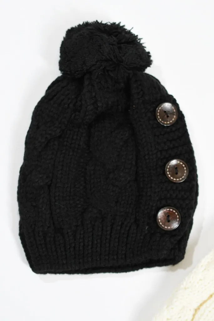 3 Button Beanies