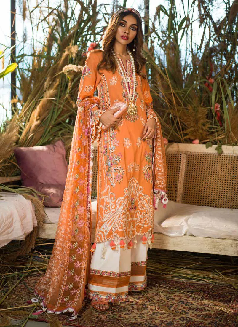 Alif by Ajr Couture Luxury Lawn`22 D# 01 (Aurelia)