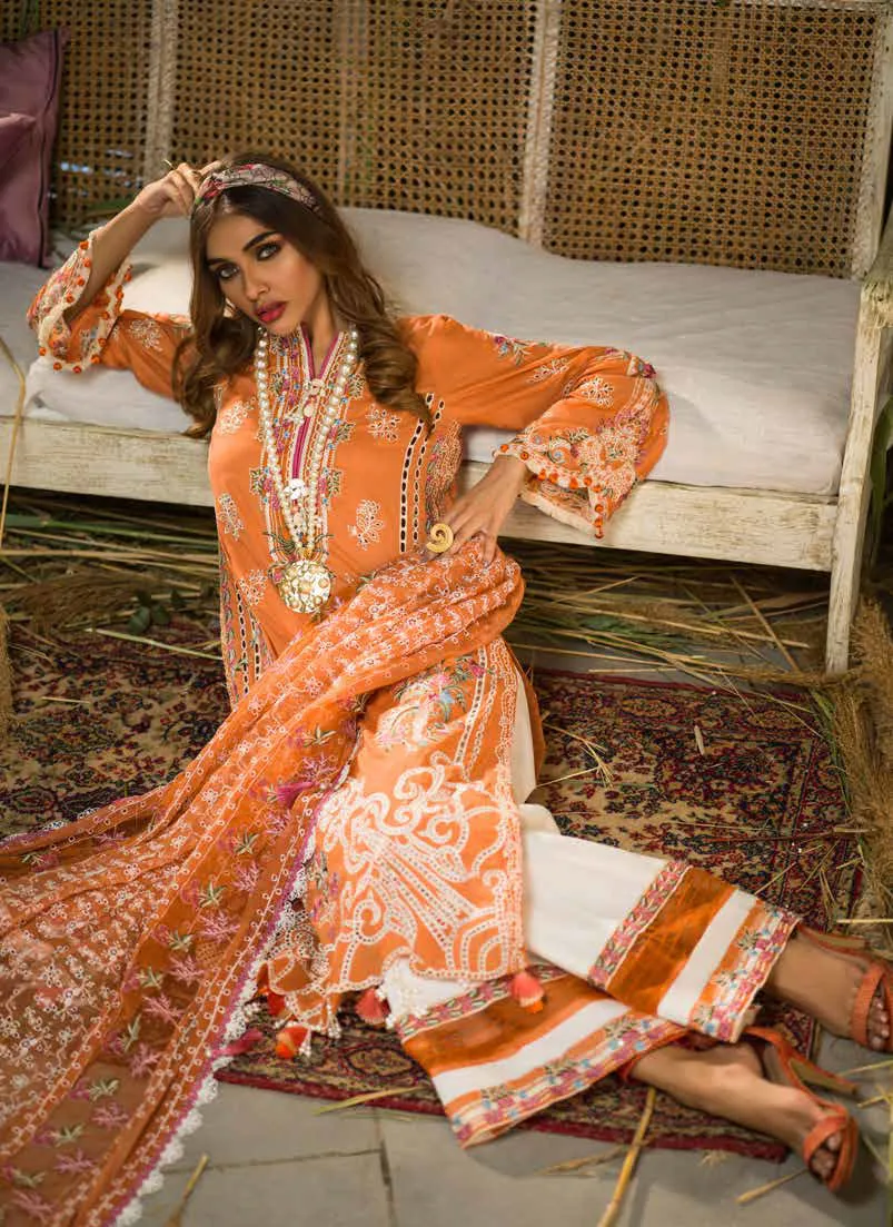 Alif by Ajr Couture Luxury Lawn`22 D# 01 (Aurelia)