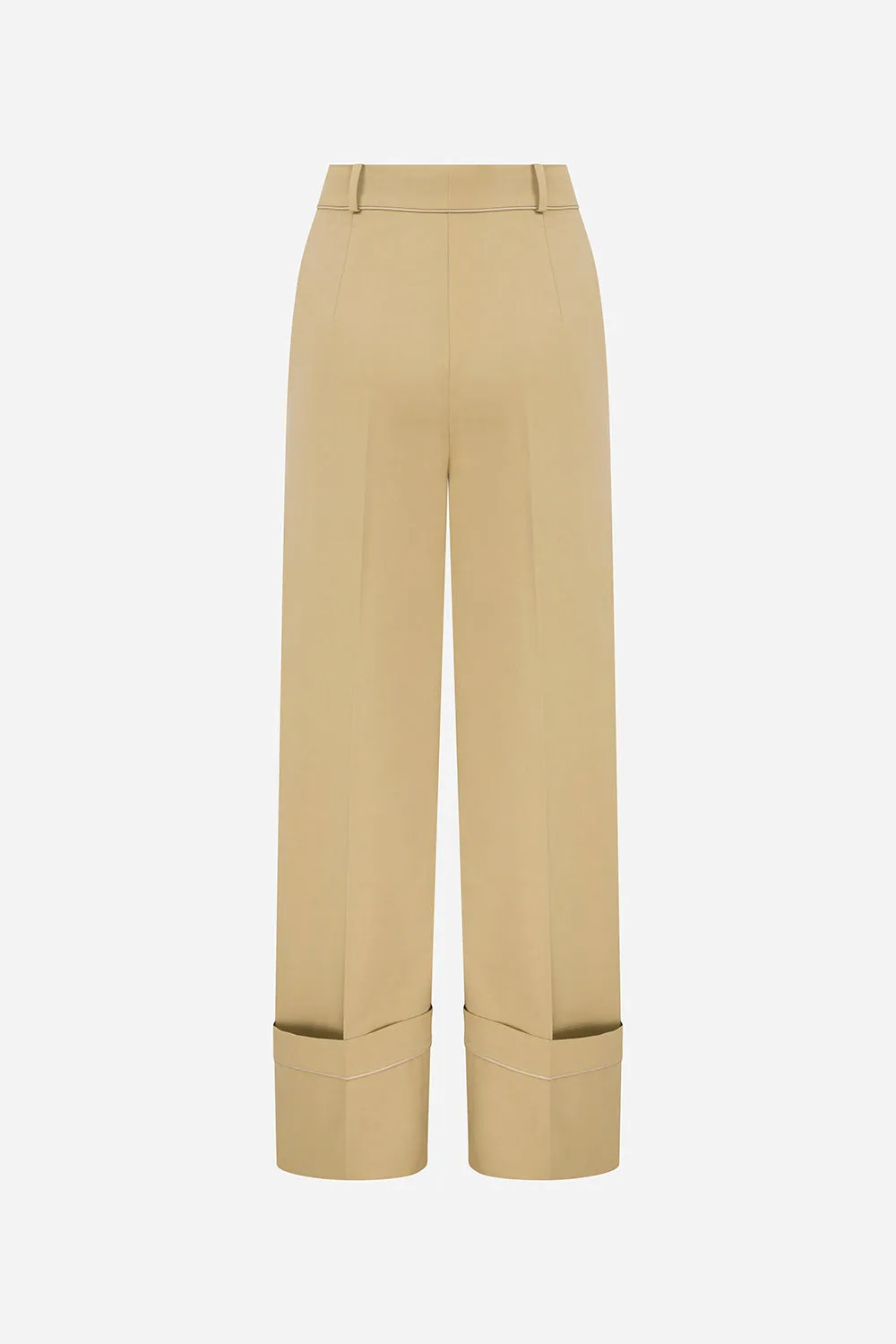 Angela - Loose Fit Trousers Double Hem