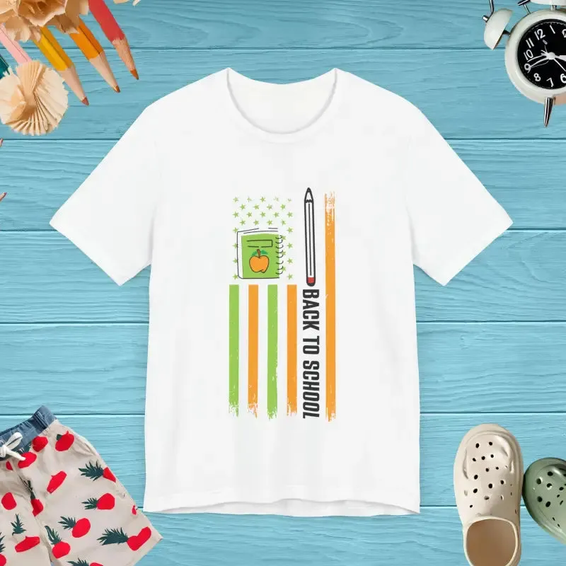 Back to School Pencils Tee for Bold Look