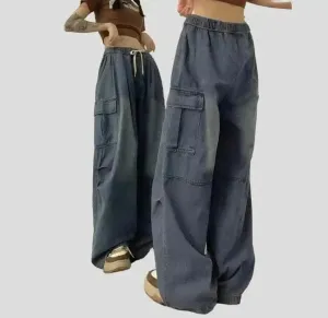 Baggy Cargo Pants | Wide Leg Style for Women