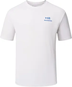 BASSDASH Mens UPF 50  Short Sleeve Fishing Shirts Performance Cooling UV Sun Protection Hiking T-Shirts