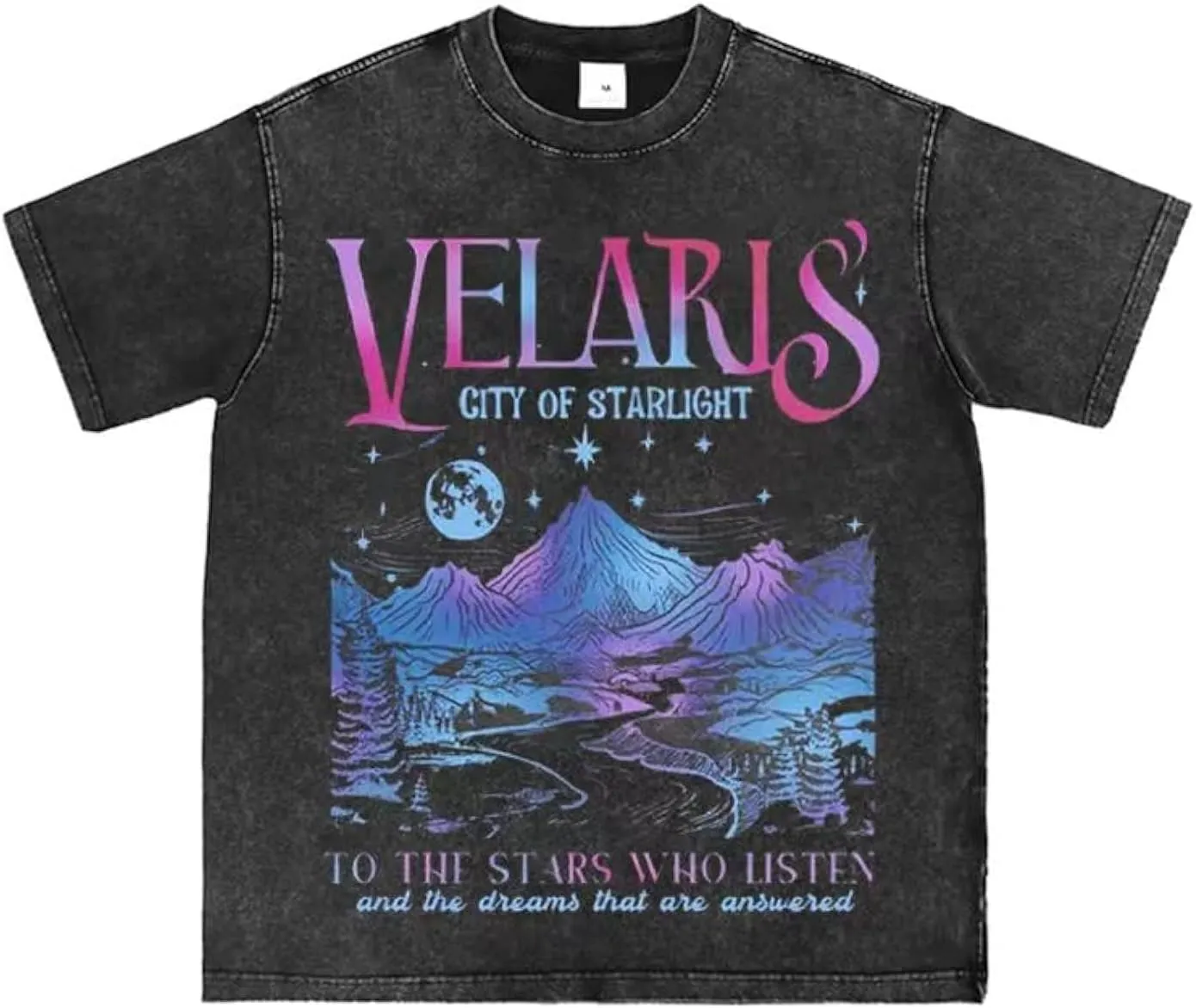 Bellelement Acotar Velaris T-Shirts City of Starlight Graphic T Shirt Book Lover Tee