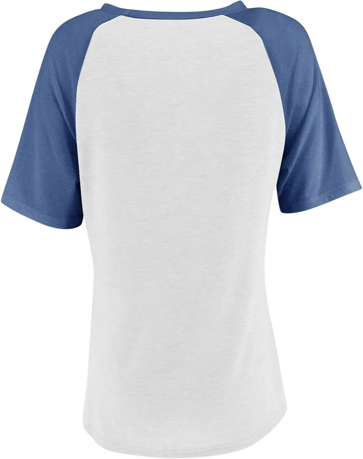 Bingerlily Women's Casual T-Shirts 3/4 Sleeve Color Block Cute Tops Comfy Blouses