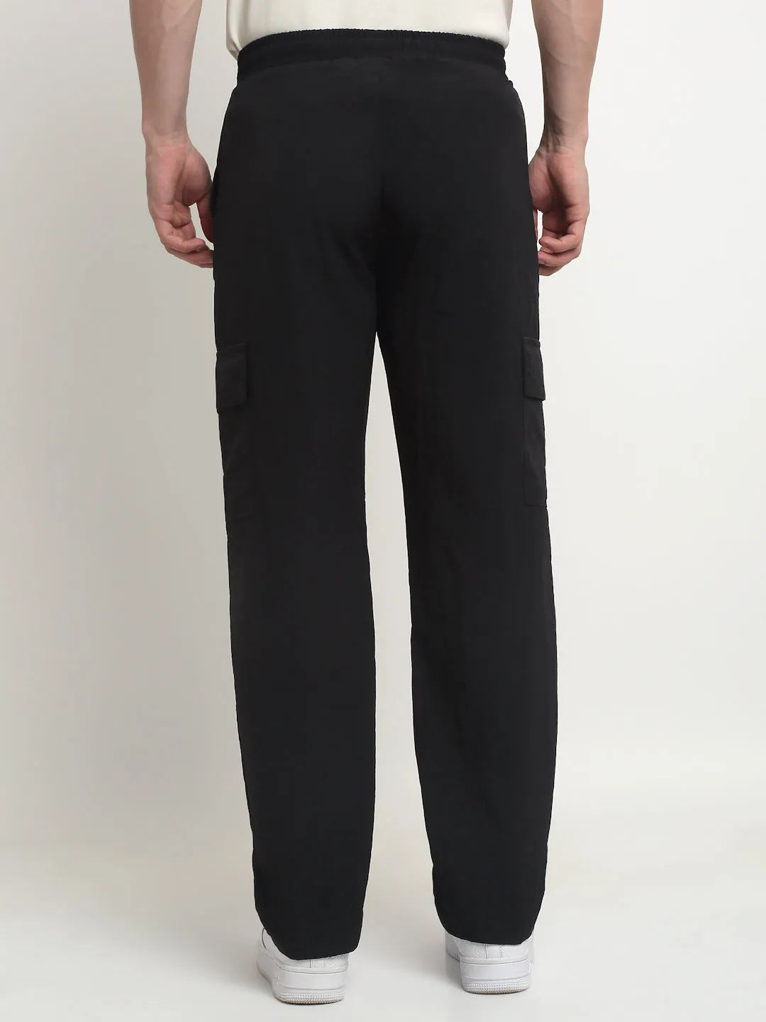 BLACK TECHNICAL CARPENTER CARGO PANTS