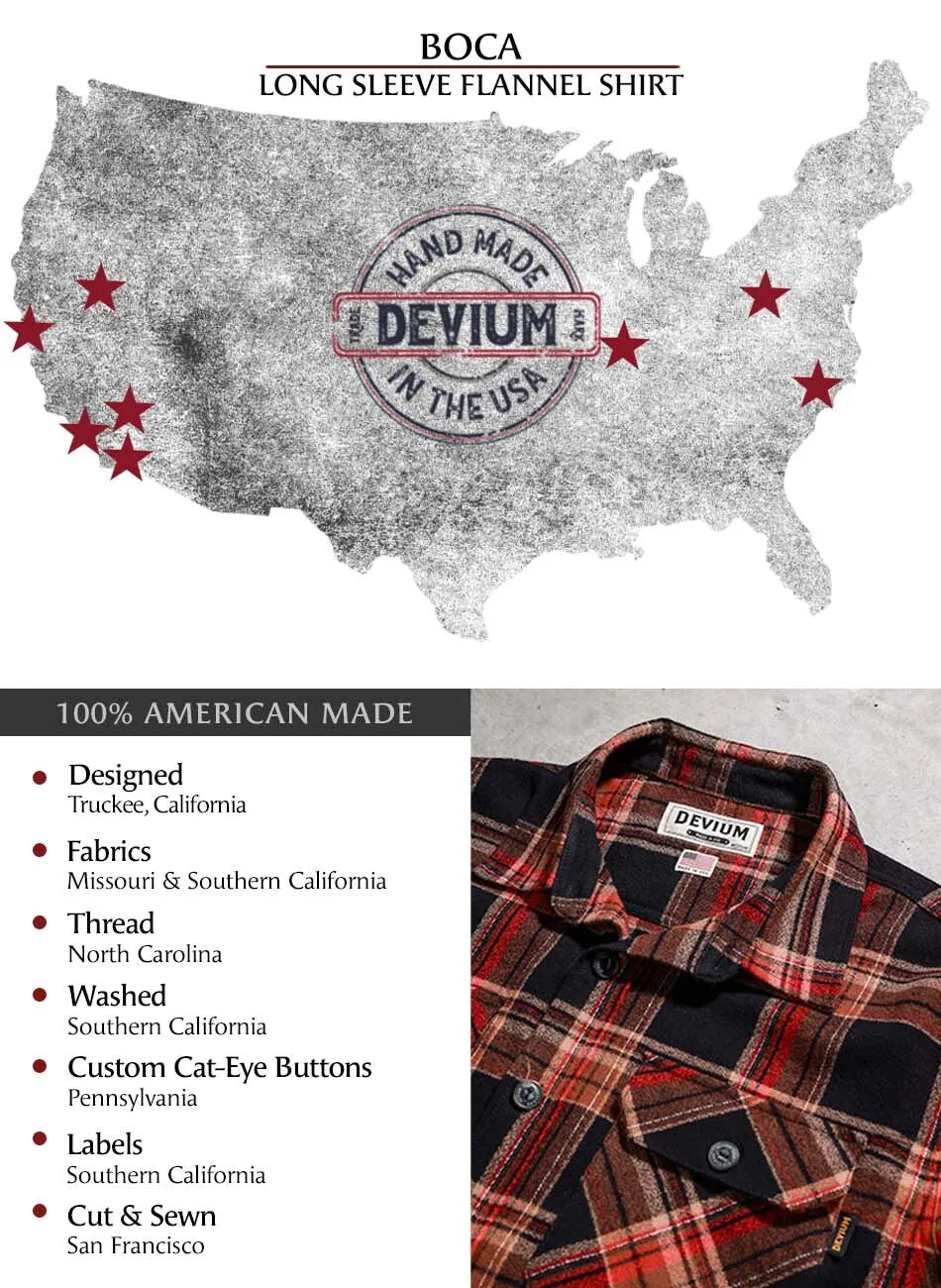 Boca Long Sleeve Flannel Shirt