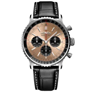 Breitling Navitimer B01 Chronograph 43mm Copper Dial Automatic Gents Watch AB0138241K1P1