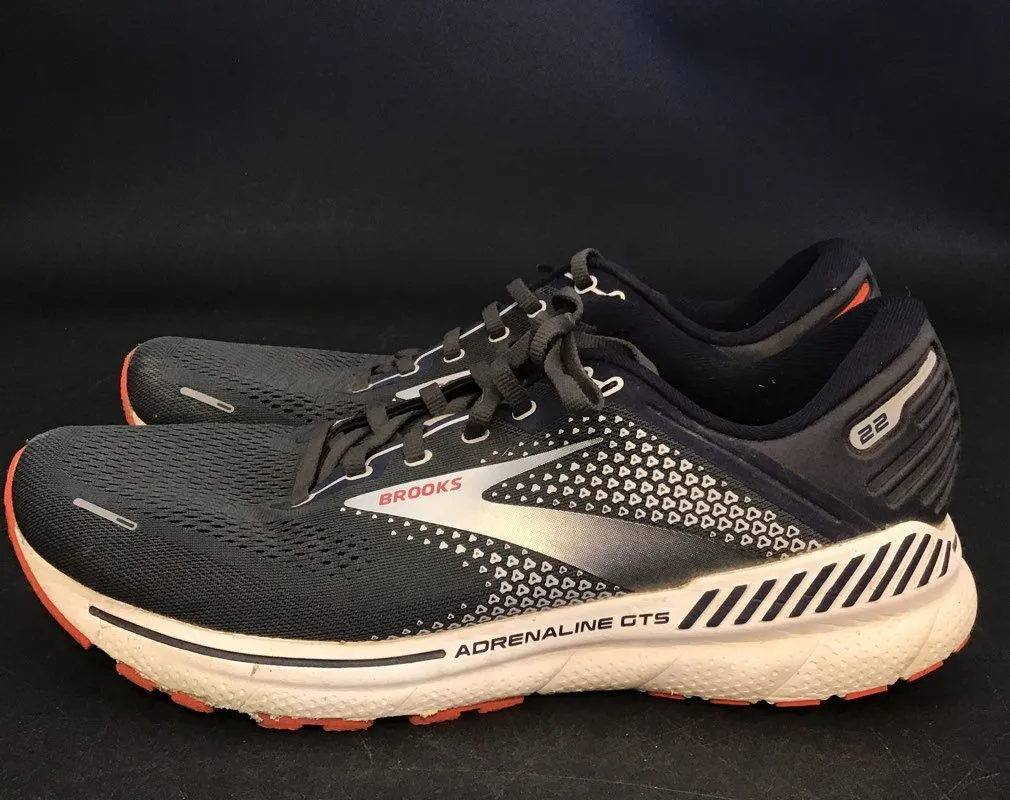 Brooks Men's Adrenaline GTS 22 1103661D435 Black Athletic Shoes - Size 12