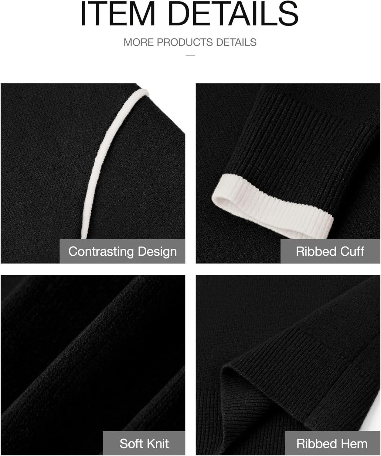 BTFBM Fall Sweaters for Women 2025 Trendy Casual Crew Neck Long Sleeve Loose Ribbed Knit Sweater Pullover Jumper Tops