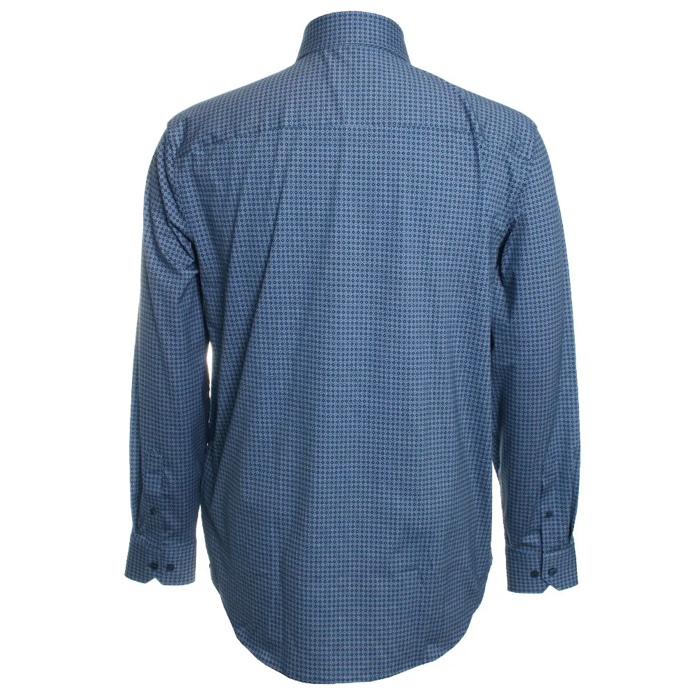 Bugatchi Medallion Cobalt Shirt