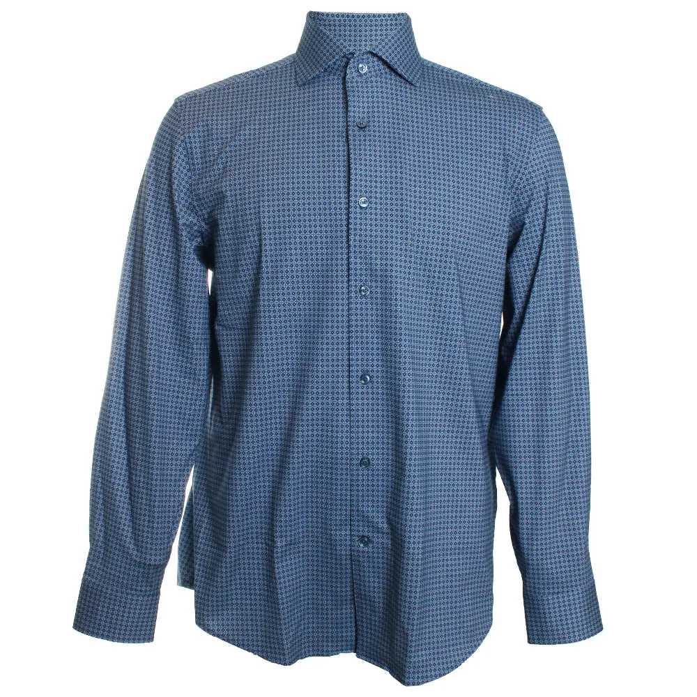 Bugatchi Medallion Cobalt Shirt
