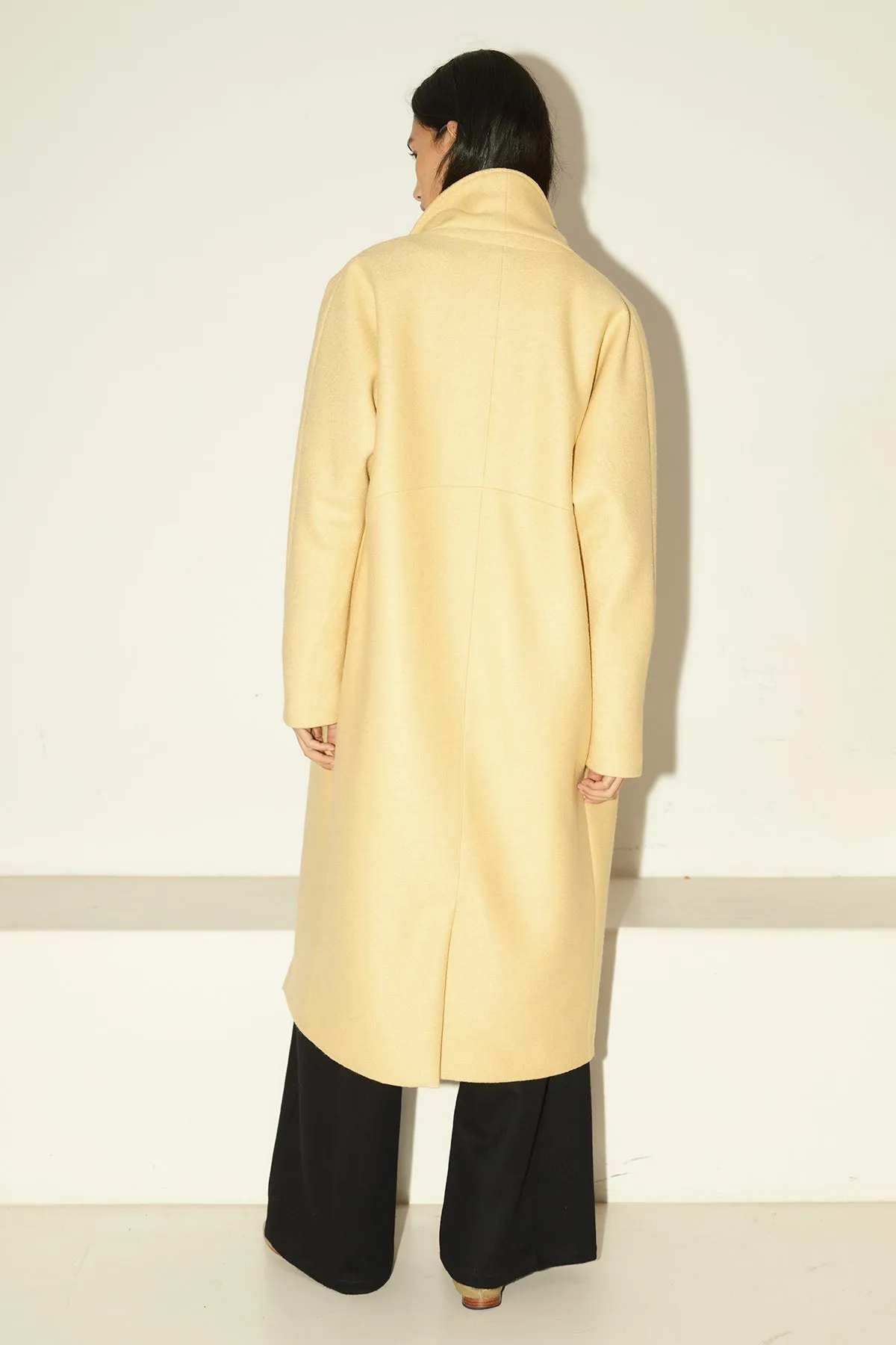 Butter Heavy Boiled Wool Escape Coat