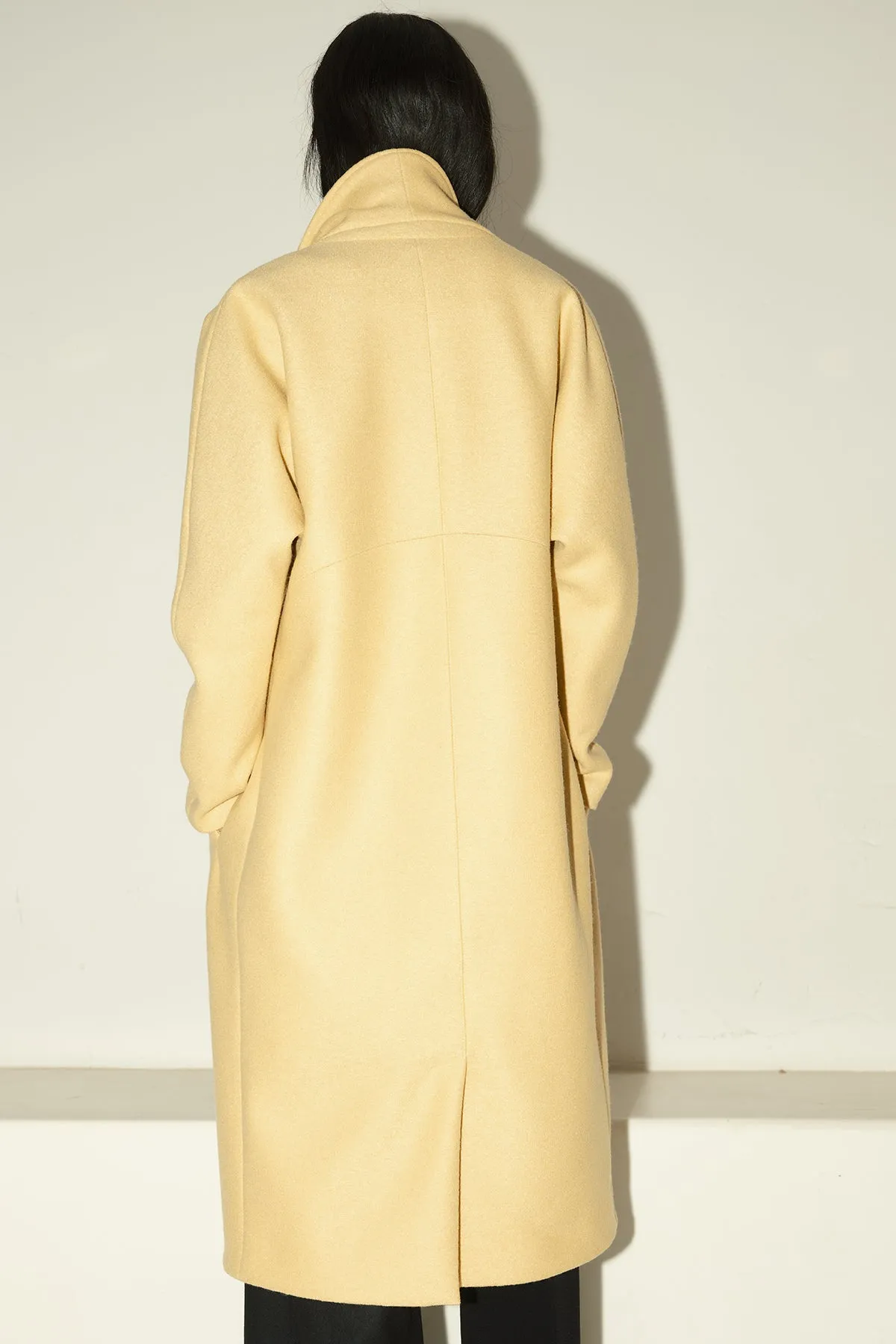 Butter Heavy Boiled Wool Escape Coat