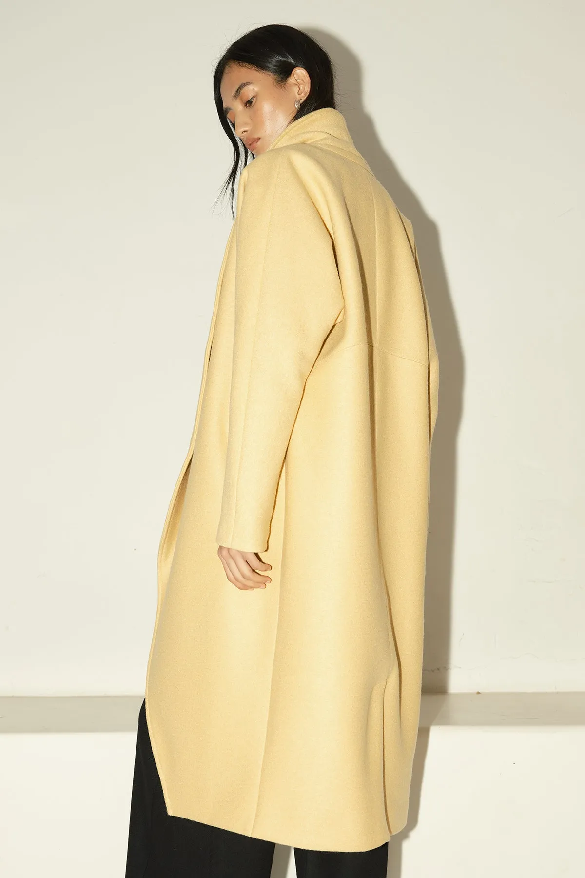 Butter Heavy Boiled Wool Escape Coat