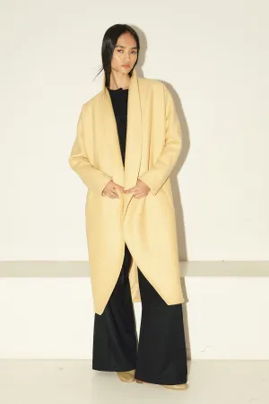 Butter Heavy Boiled Wool Escape Coat