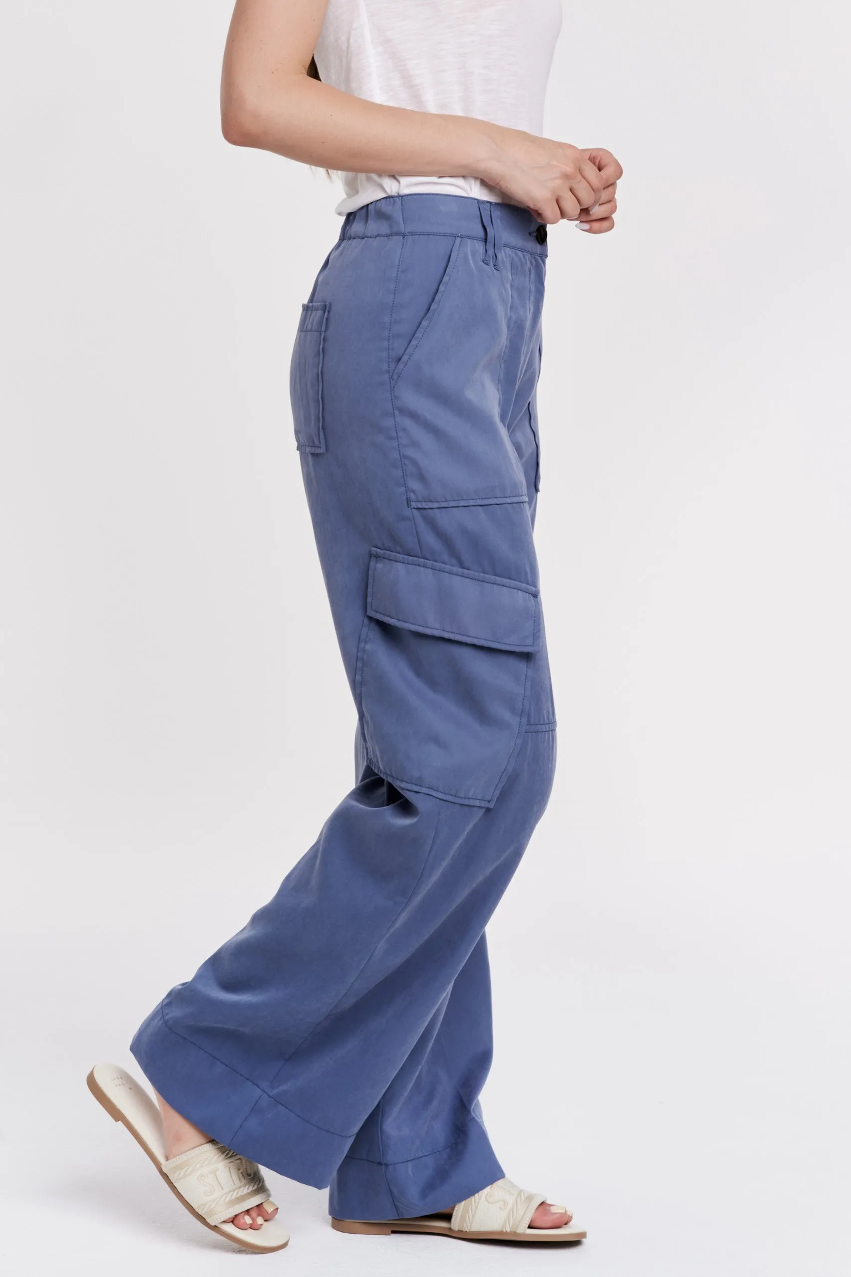 CAIRO CARGO PANT STORMY BLUE NYLON
