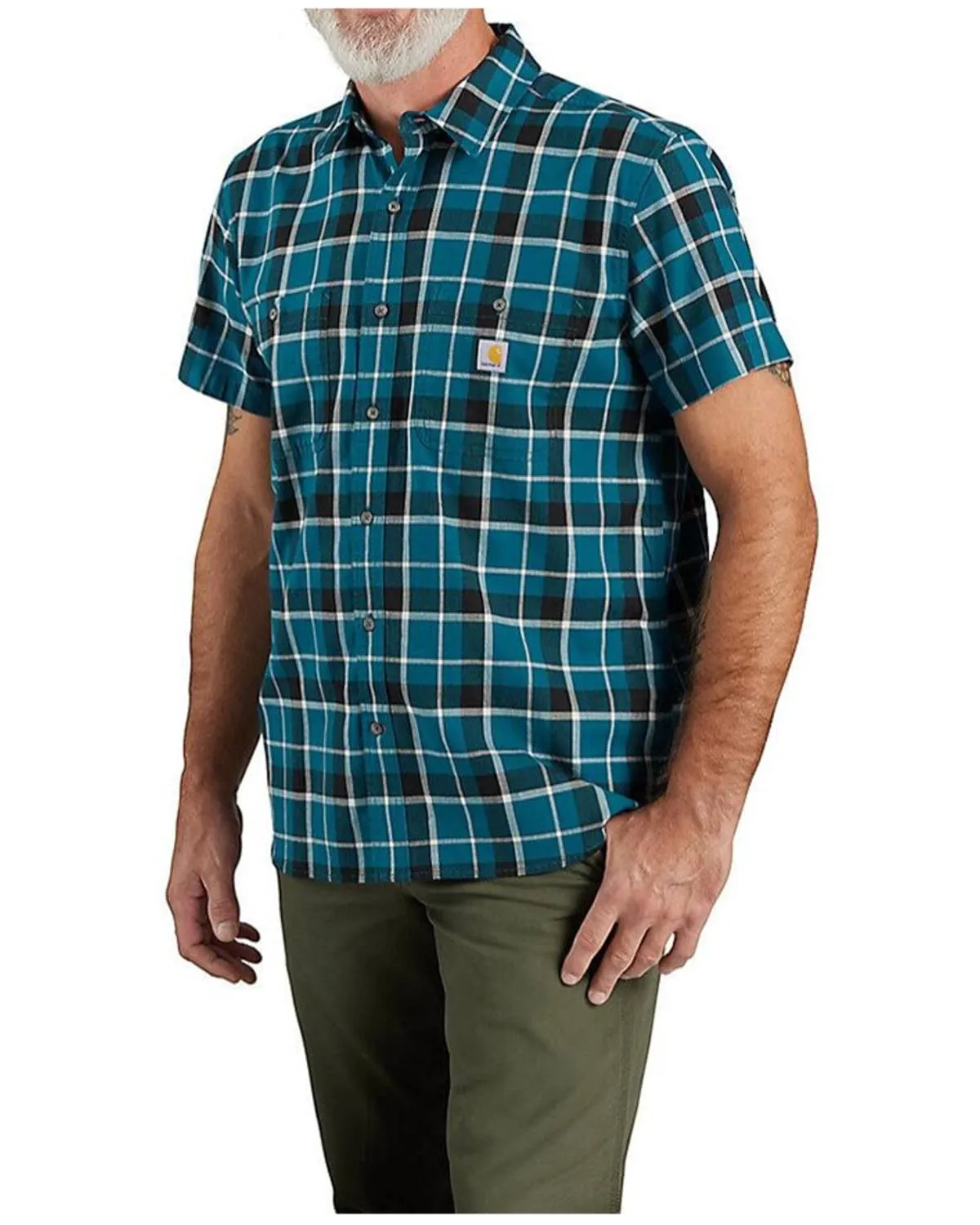 Carhartt 106139 Men's Rugged Flex® Relaxed Fit Lightweight Short-Sleeve