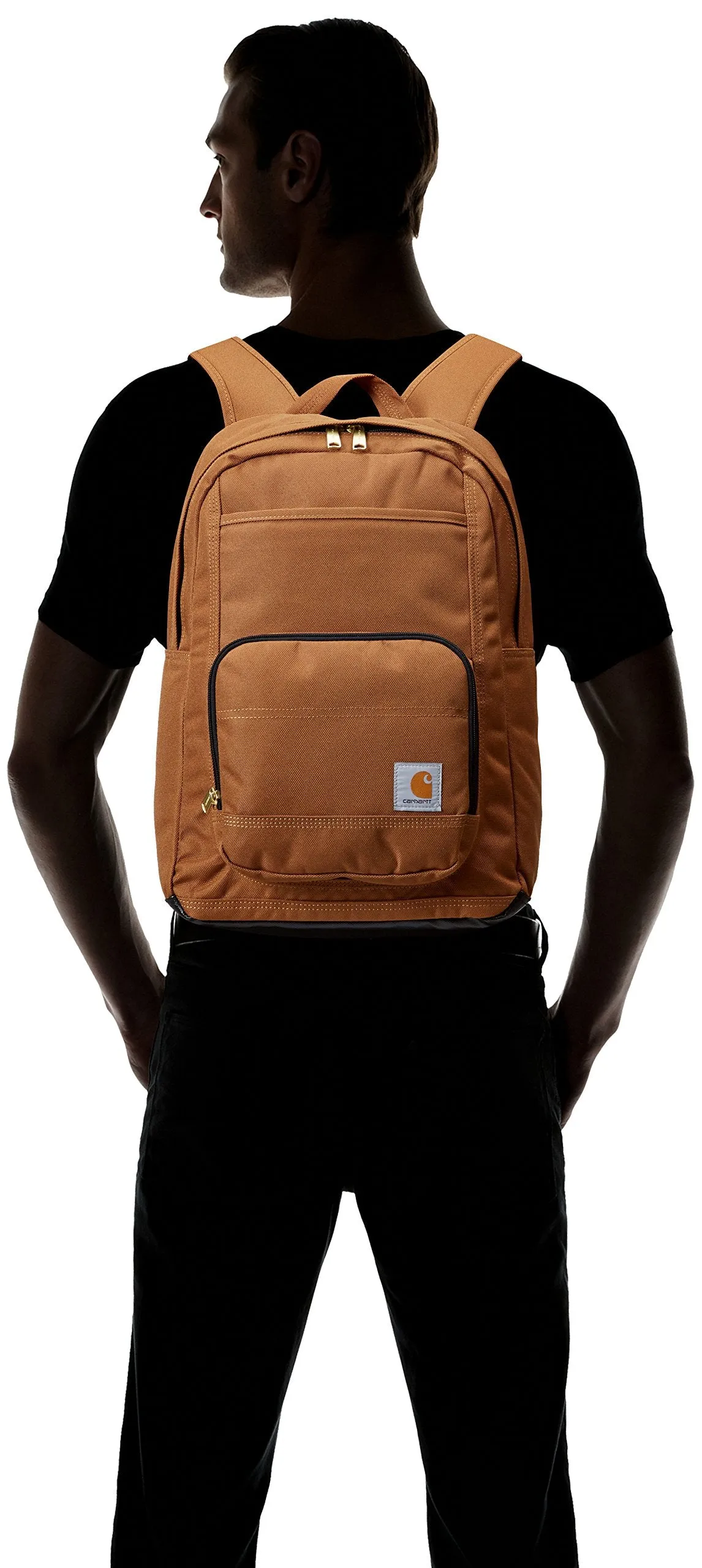 Carhartt Legacy Classic Work Backpack with Padded Laptop Sleeve, Carhartt Brown