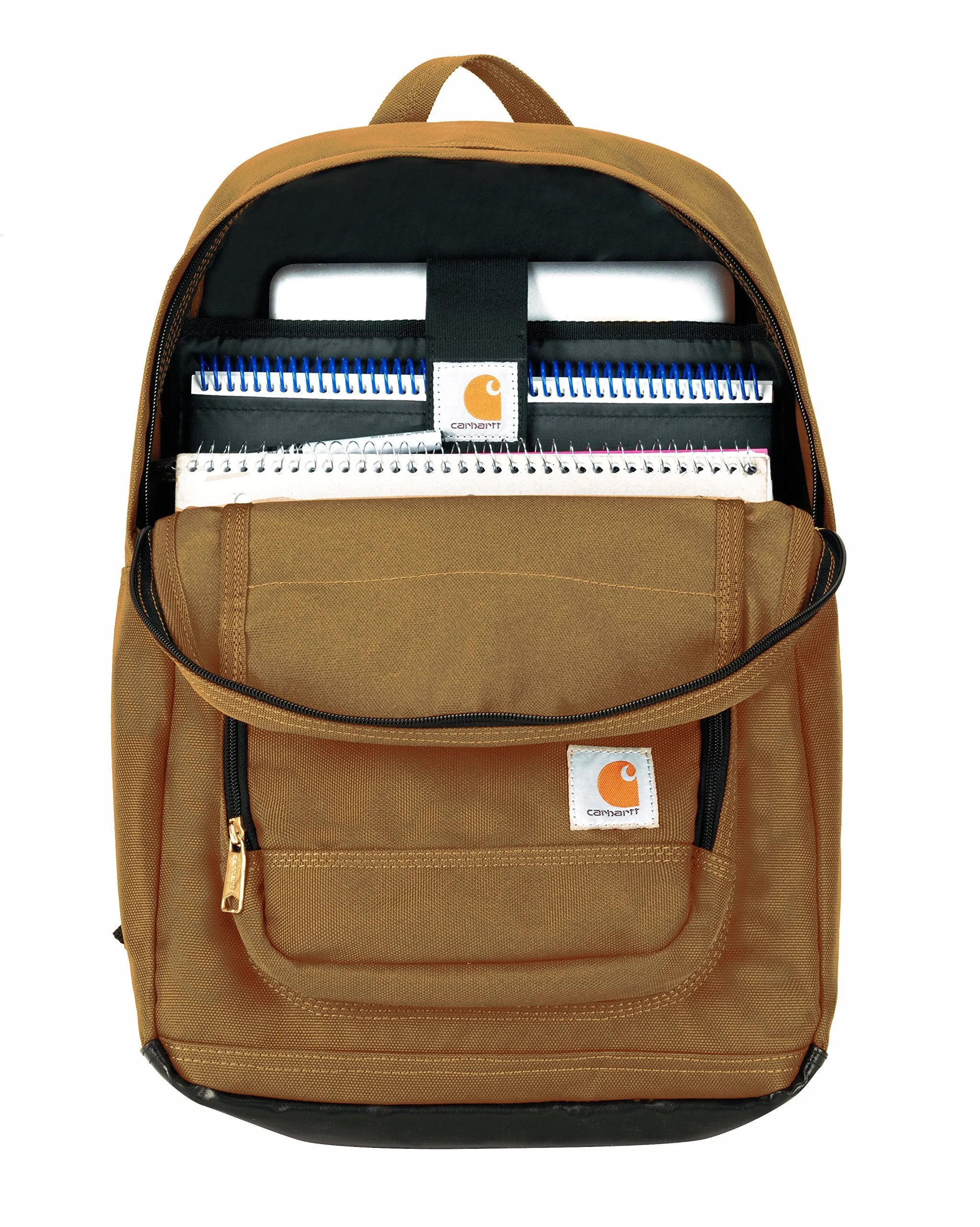 Carhartt Legacy Classic Work Backpack with Padded Laptop Sleeve, Carhartt Brown