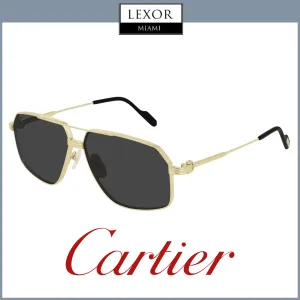 Cartier CT0270S 001 61 Man Metal Sunglasses