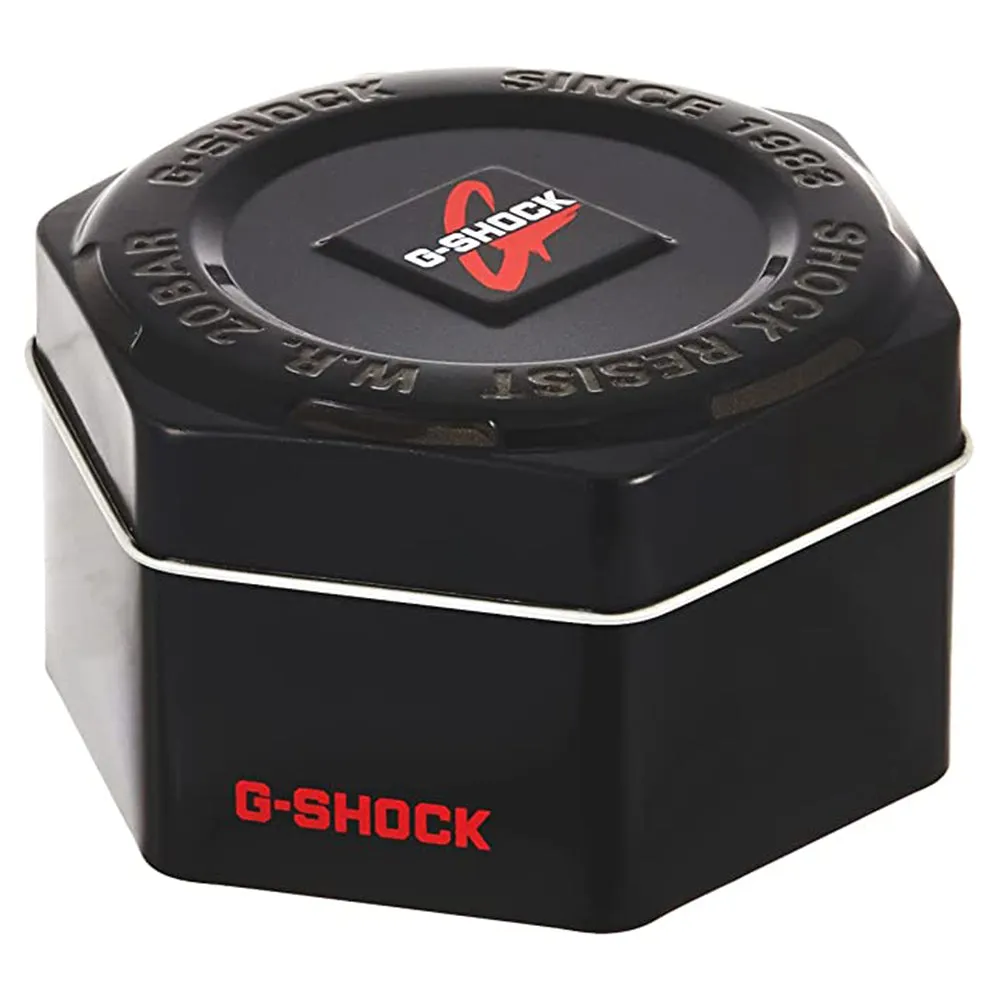 Casio Men's Gray Dial Black Resin Band G-Shock Multi-Functional Digital Quartz Watch - GD-100-1BCR