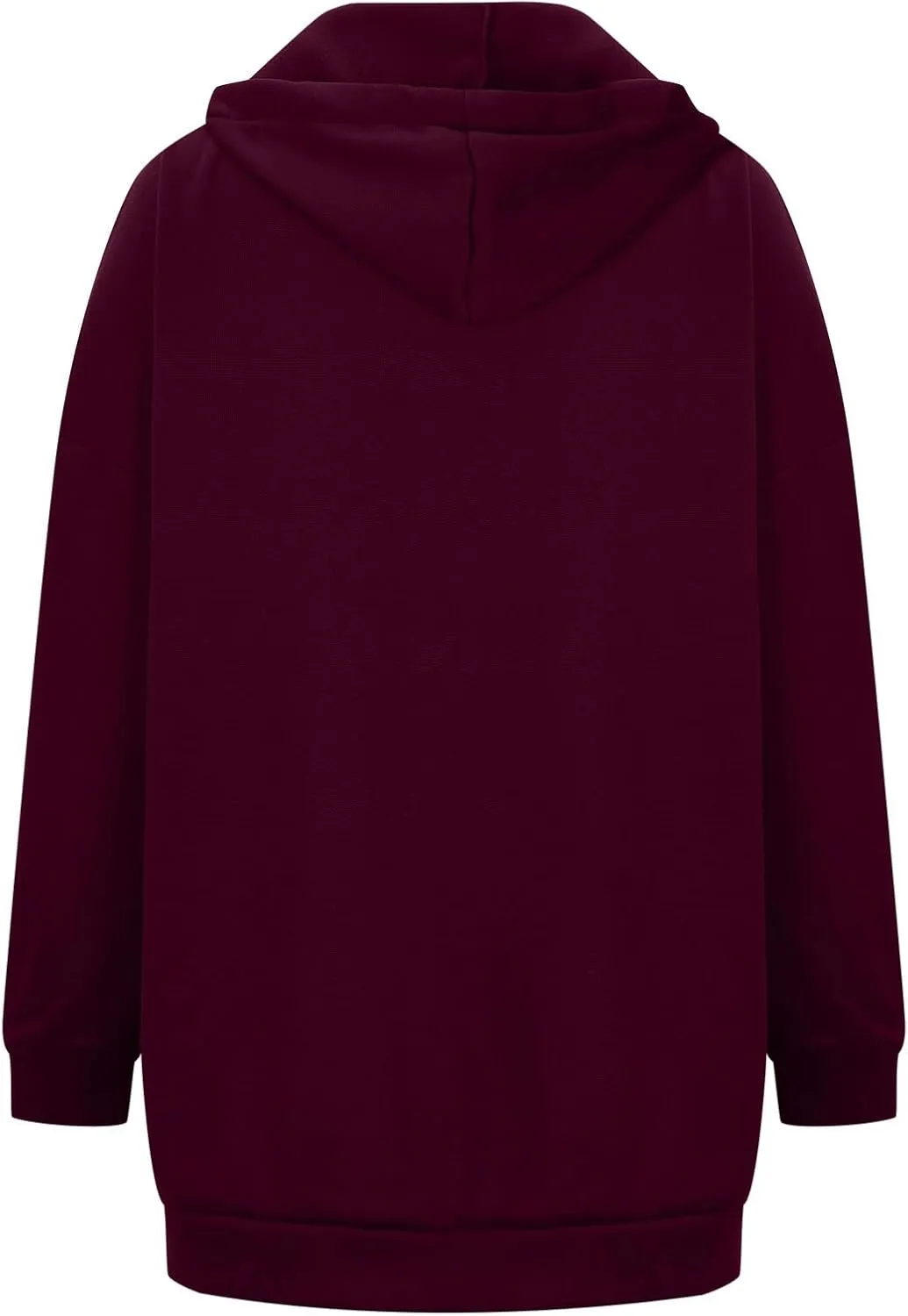 Ceboyel Women Oversized Sweatshirt Loose Fit Full Zip Up Fashion Long Hoodies Trendy Y2K Jackets Winter Outfits Clothes 2023
