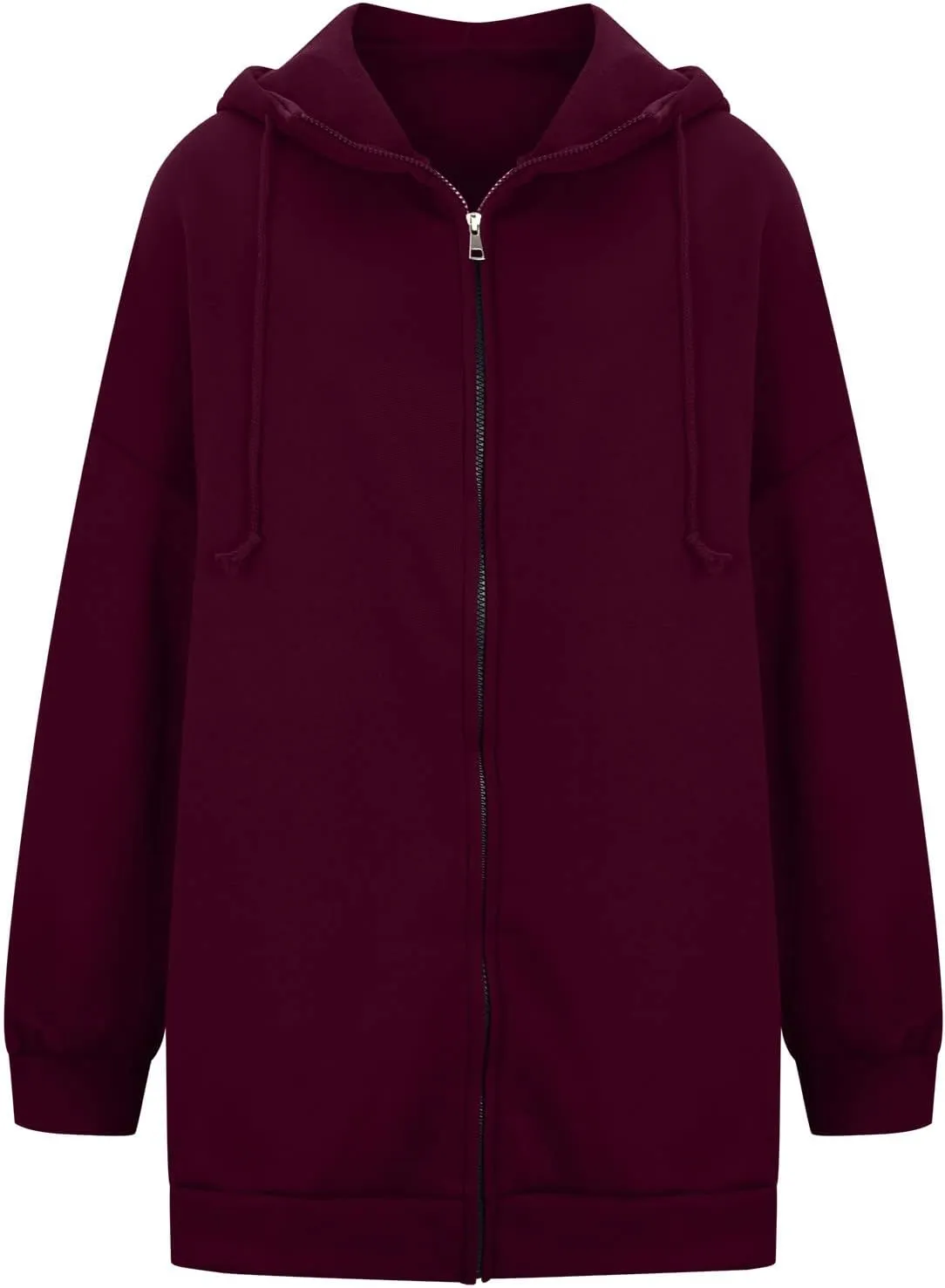 Ceboyel Women Oversized Sweatshirt Loose Fit Full Zip Up Fashion Long Hoodies Trendy Y2K Jackets Winter Outfits Clothes 2023