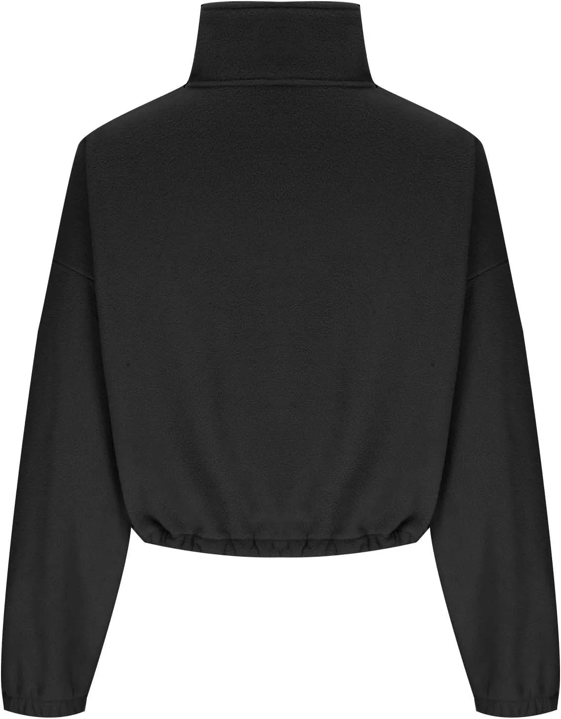 Ceboyel Womens Oversized Sweatshirt 2023 Half Zip Pullover Sweaters Drawstring Cropped Hoodie Trendy Y2K Teen Girls Clothes