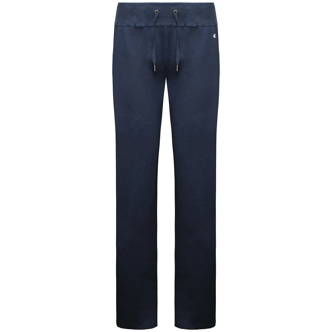Champion Logo Womens Navy Track Pants