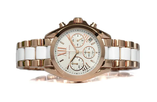 Chosmogragh Watch With Stainless Steel Case And White Dial Dated Multicolor White Strap Watch For Women's Design For Girl Or Woman Best Gift Date Watch MK-6560