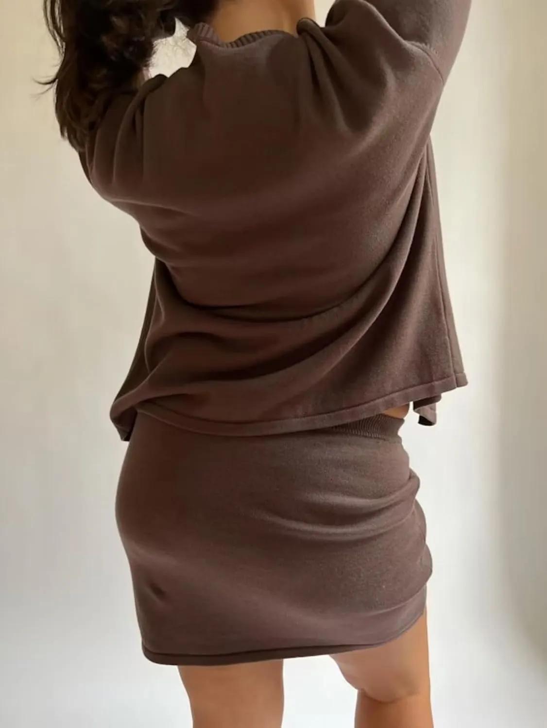 Cioatin Women Y2K One Button Up Open Front Knit Sweater Cardigan Crew Neck Long Sleeve Pullover Shirts Going Out Outfits
