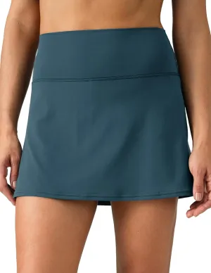 Colorfulkoala Dreamlux Skirts for Women High Rise Athletic Golf Tennis Skorts Built-in Shorts with Pockets