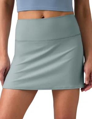 Colorfulkoala Dreamlux Skirts for Women High Rise Athletic Golf Tennis Skorts Built-in Shorts with Pockets