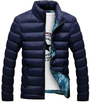 Colygamala Men's Winter Cotton Padded Jacket Sports Quilted Outerwear Coat