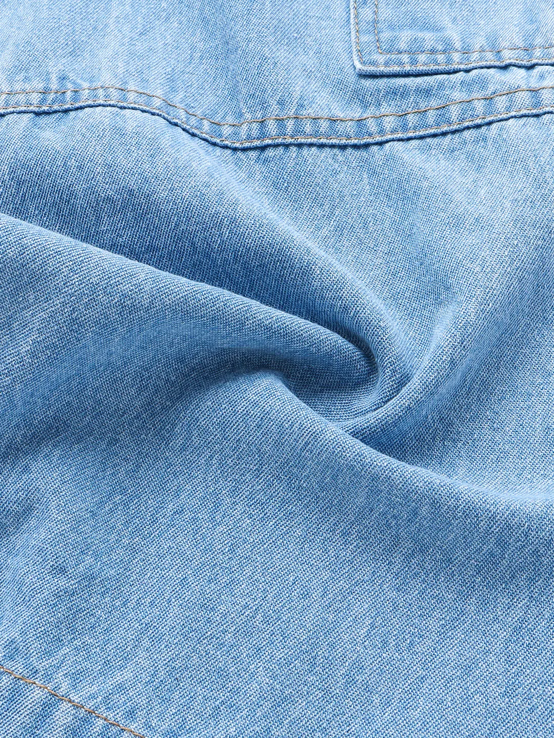 Cotton Denim Flared Cargo for Girls & Boys