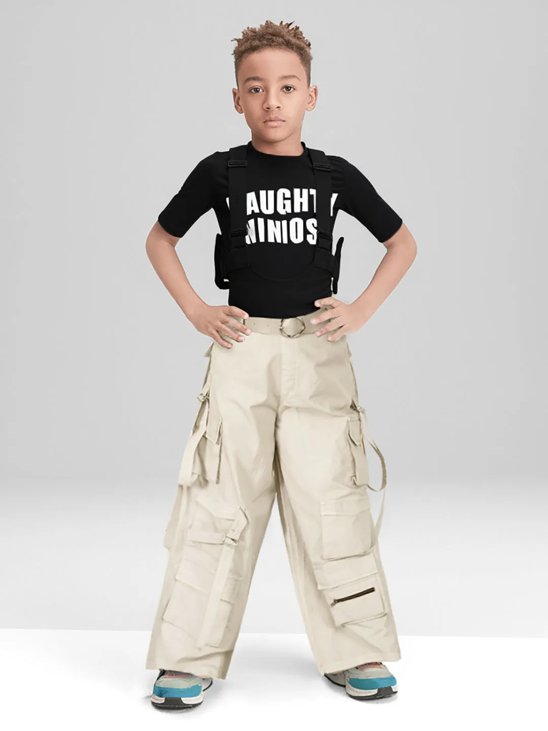 Cotton Ten Pockets Cargo for Girls & Boys