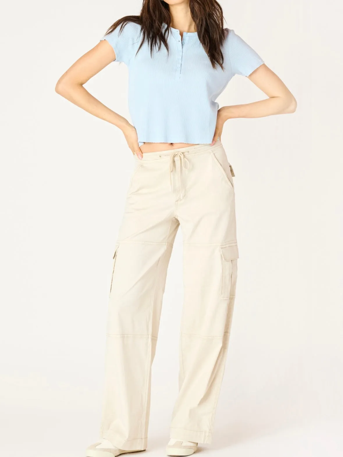 Cream Cool Girl Pant