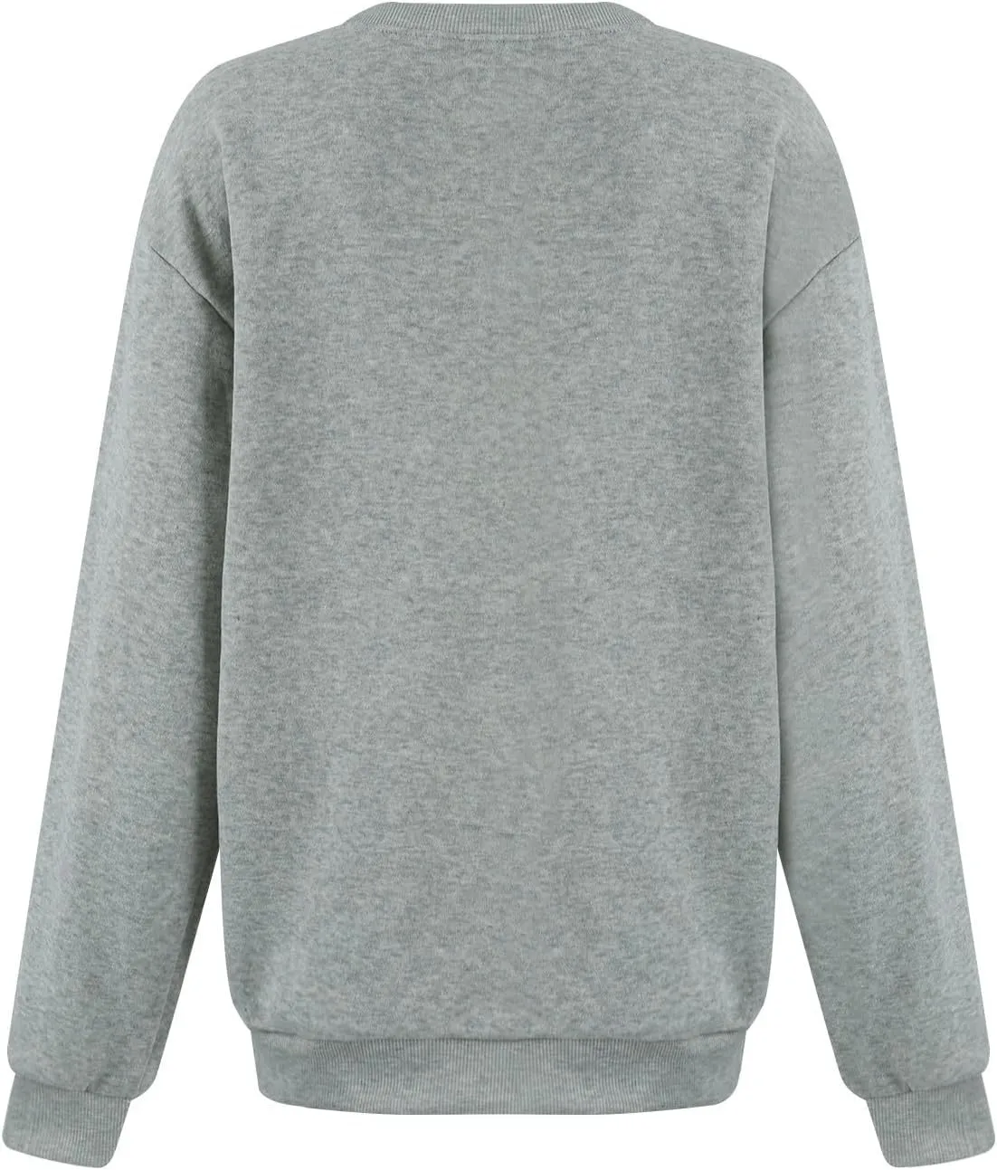 Crewneck Sweatshirts Women Comfy Pullover Crew Neck Sweatshirt Trendy Fleece Fall Sweaters Outfits 2024