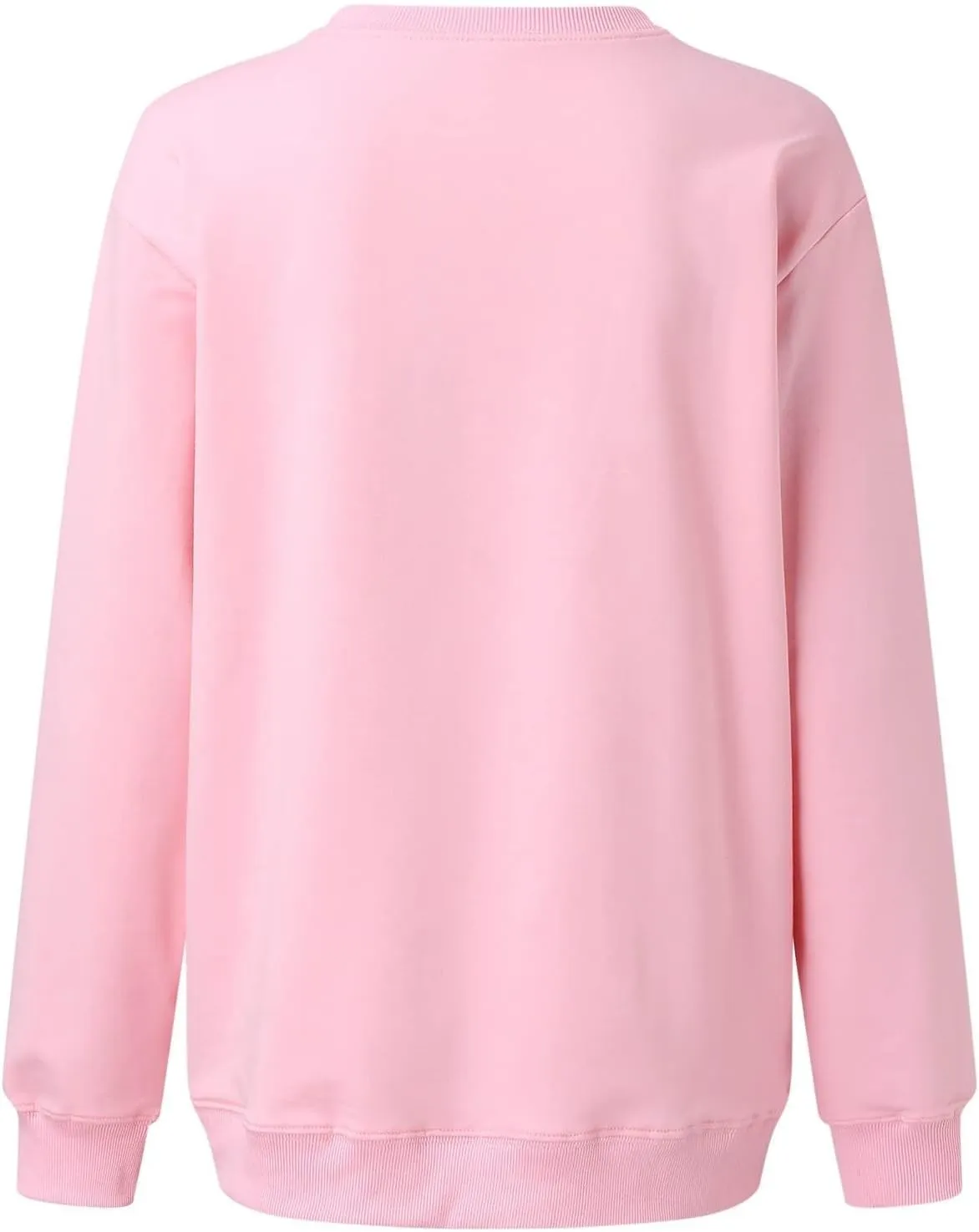 Crewneck Sweatshirts Women Cute Y2k Oversized Plain Long Sleeve Shirts Casual Loose Pullover Tops Comfy Fall Outfits