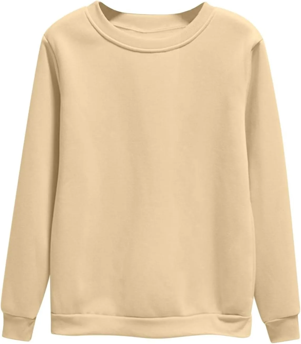 Crewneck Sweatshirts Women Oversized Preppy Sweatshirt Y2k Casual Fleece Pullover Hoodie Long Sleeve Winter Clothes