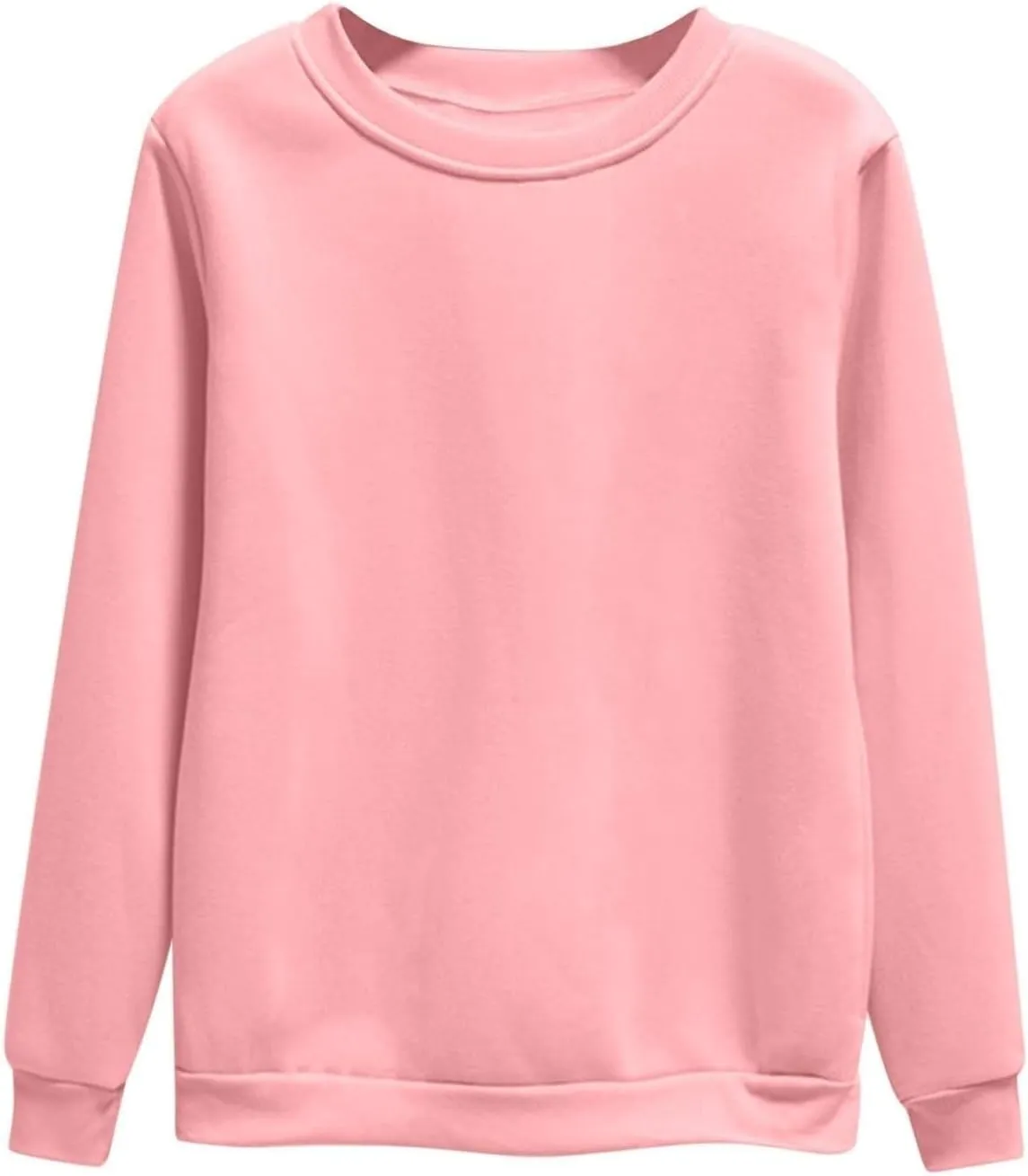 Crewneck Sweatshirts Women Oversized Preppy Sweatshirt Y2k Casual Fleece Pullover Hoodie Long Sleeve Winter Clothes